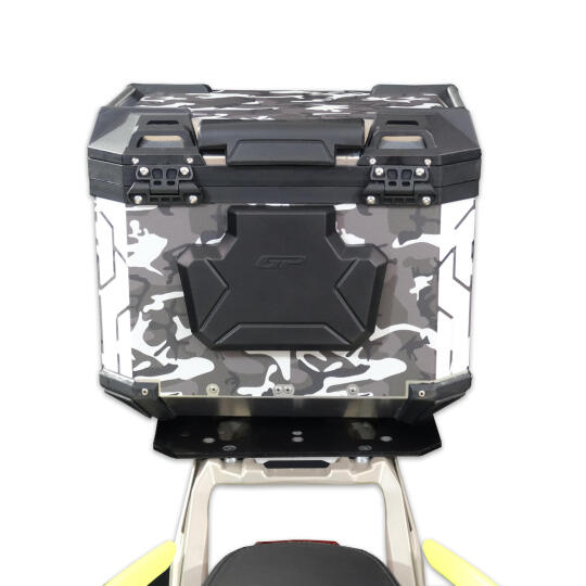 GP Kompozit DSN01 Universal 37 lt Desenli Alüminyum Motosiklet Çantası - 4