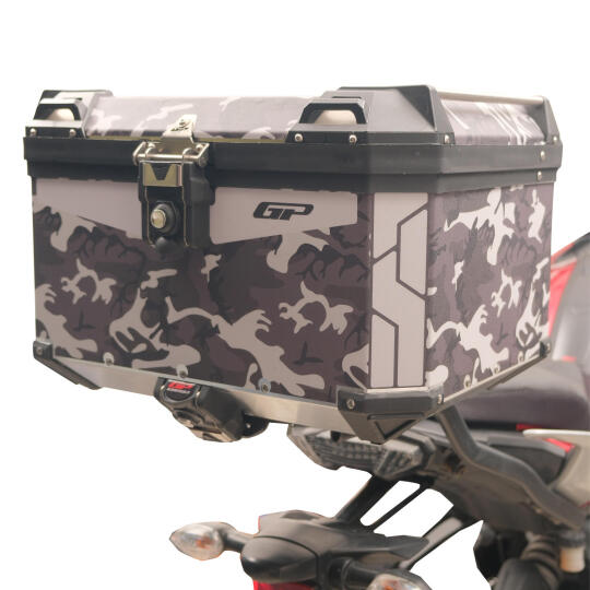 GP Kompozit DSN01 Universal 45 lt Desenli Alüminyum Motosiklet Çantası (1)