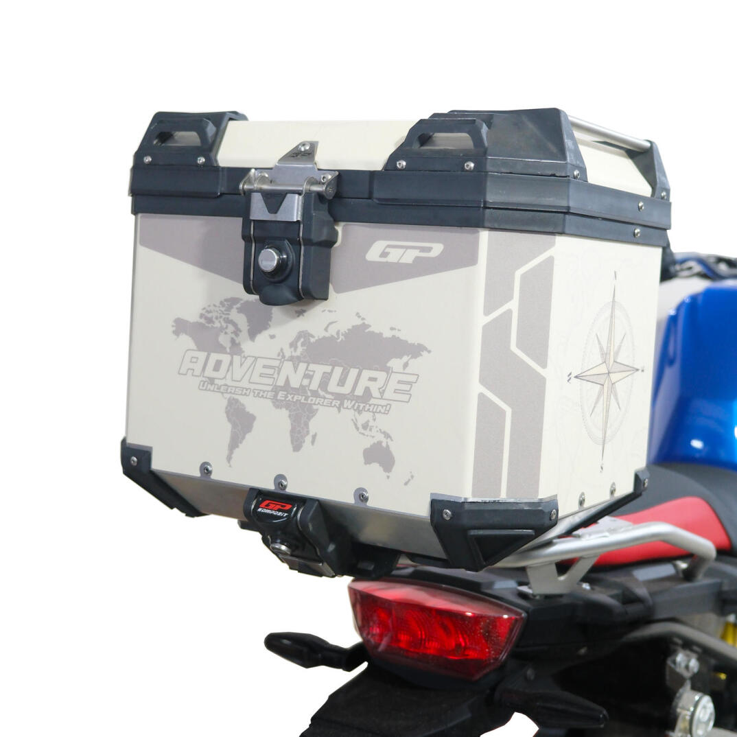 GP Kompozit DSN02 37 lt Alüminyum Motosiklet Çanta Uyumlu Sticker - 4