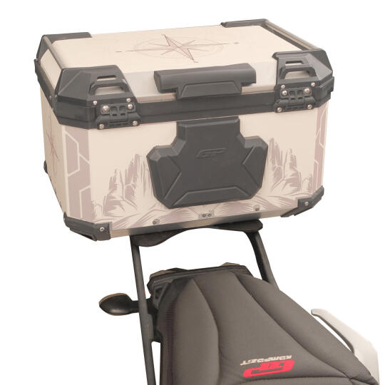 GP Kompozit DSN02 Universal 45 lt Desenli Alüminyum Motosiklet Çantası - 4
