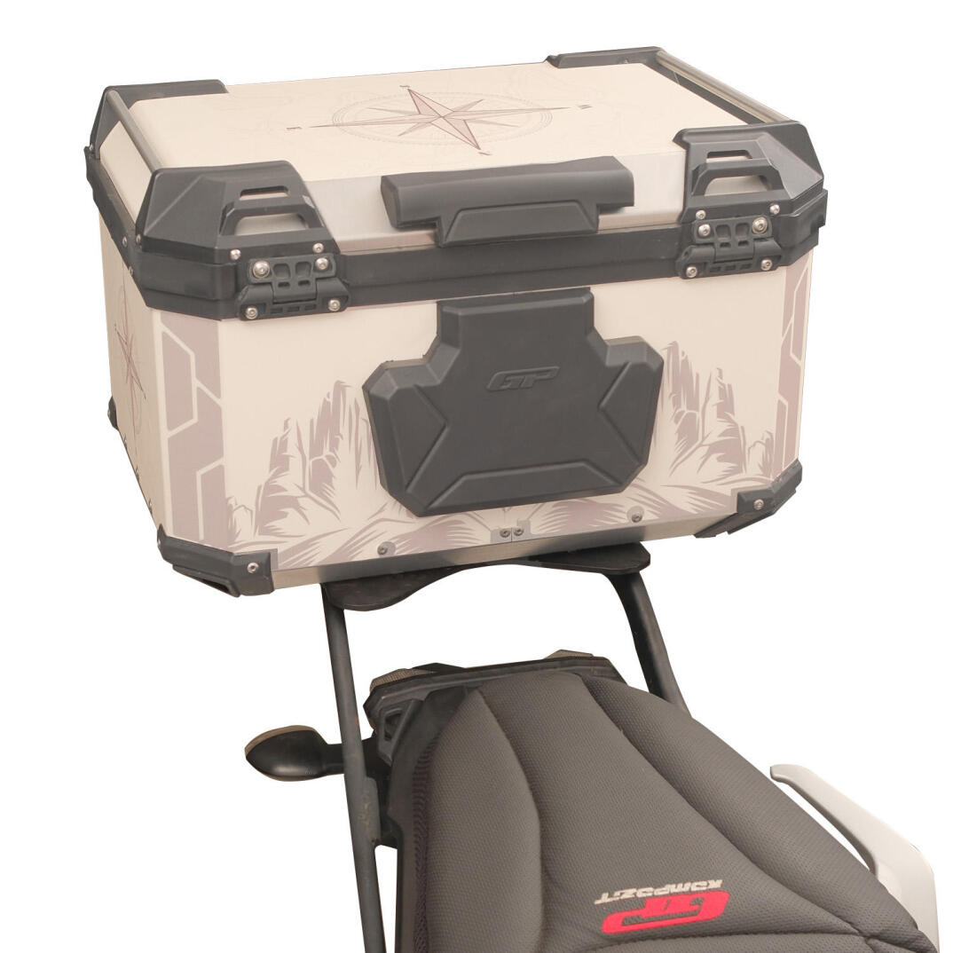 GP Kompozit DSN02 Universal 45 lt Desenli Alüminyum Motosiklet Çantası - 4