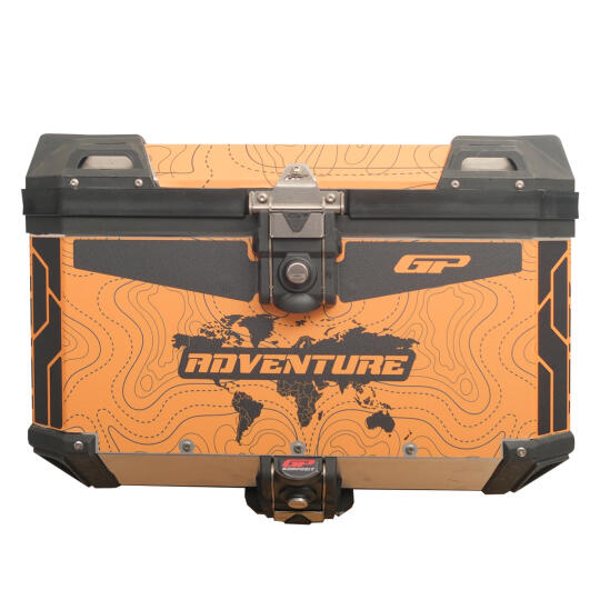 GP Kompozit DSN03 Universal 45 lt Desenli Alüminyum Motosiklet Çantası - 5