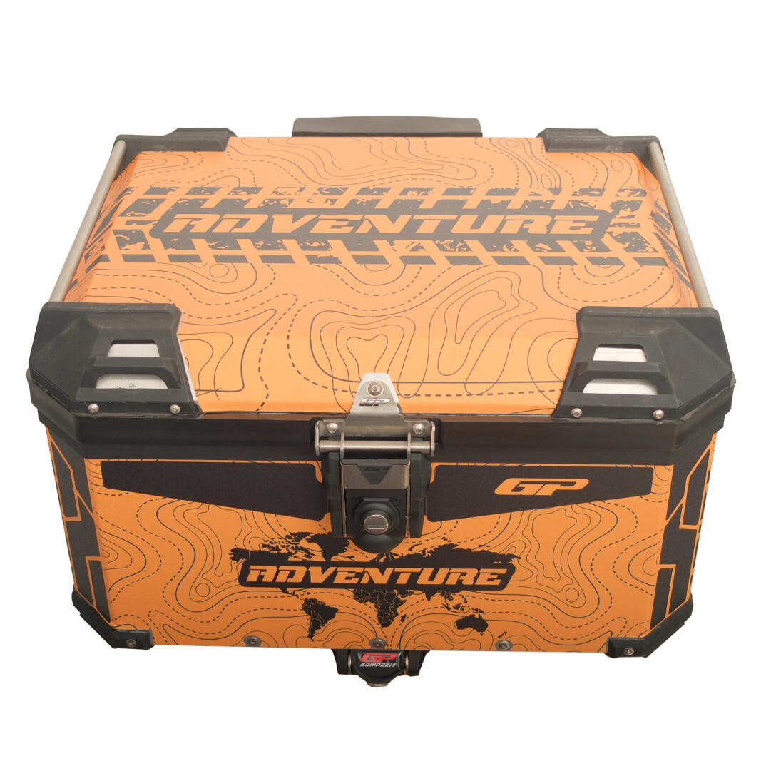 GP Kompozit DSN03 Universal 45 lt Desenli Alüminyum Motosiklet Çantası - 7