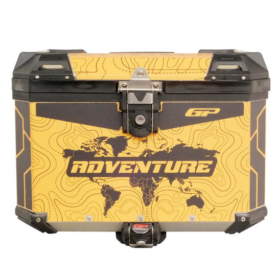 GP Kompozit DSN03 Universal 57 lt Desenli Alüminyum Motosiklet Çantası - 4
