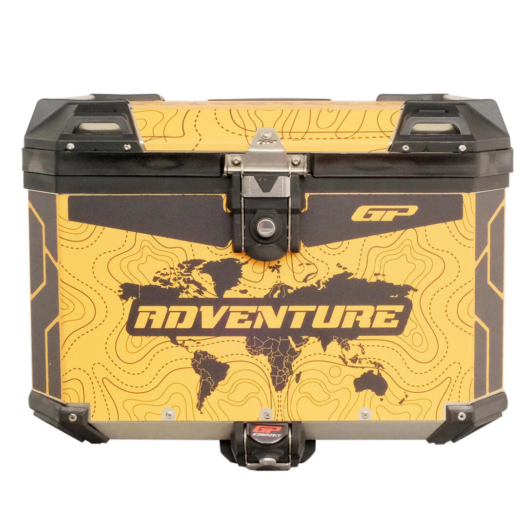 GP Kompozit DSN03 Universal 57 lt Desenli Alüminyum Motosiklet Çantası - 4
