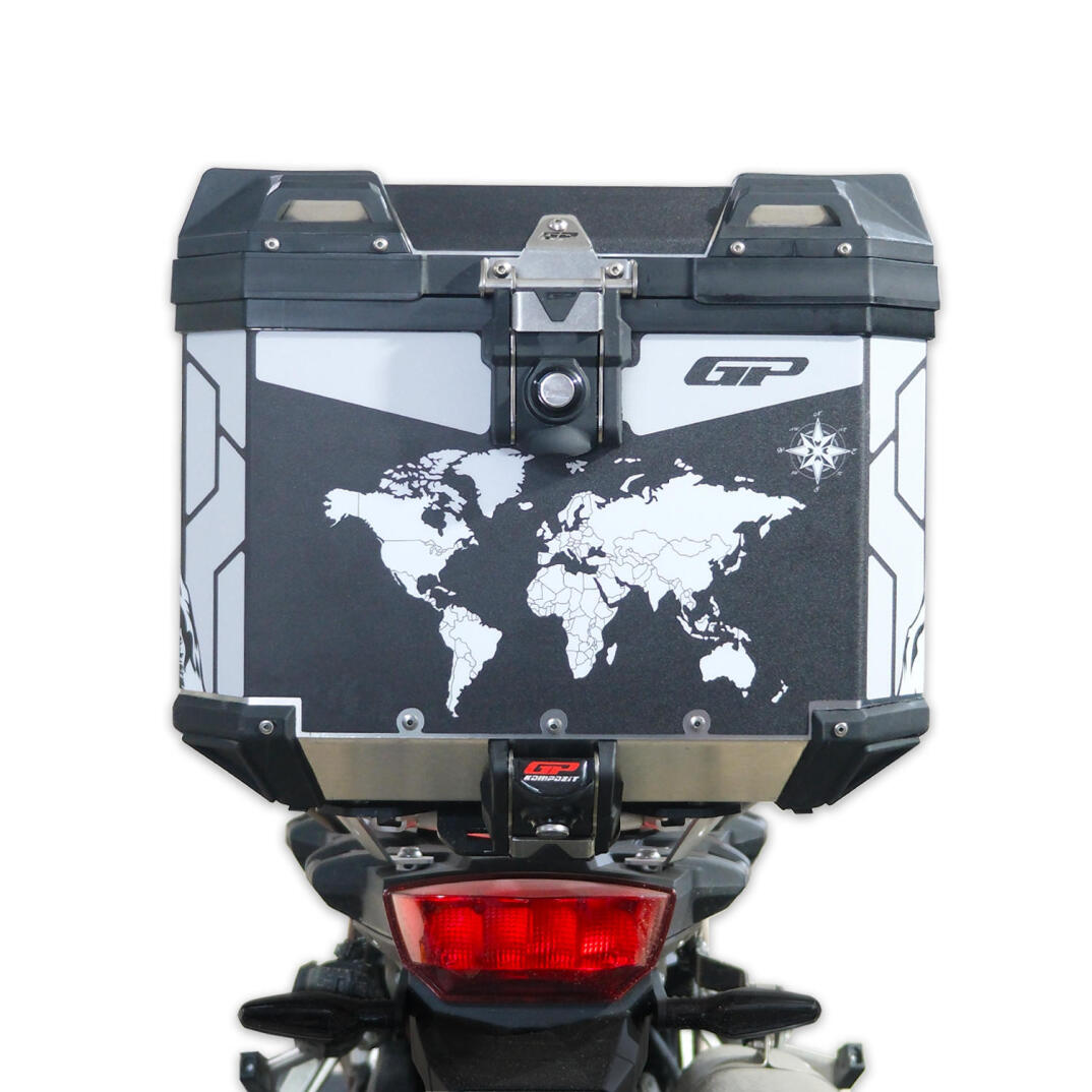 GP Kompozit DSN04 37 lt Alüminyum Motosiklet Çanta Uyumlu Sticker - 3