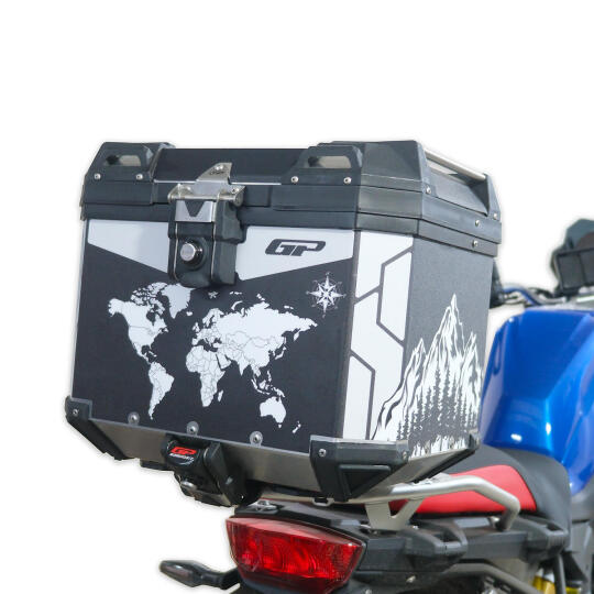 GP Kompozit DSN04 37 lt Alüminyum Motosiklet Çanta Uyumlu Sticker - 4