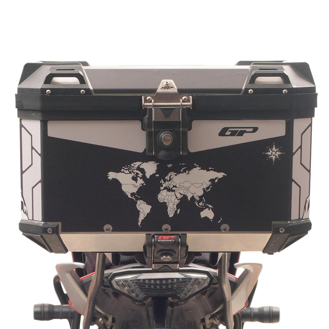 GP Kompozit DSN04 45 lt Alüminyum Motosiklet Çanta Uyumlu Sticker - 6