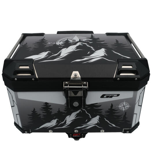 GP Kompozit DSN05 Universal 45 lt Desenli Alüminyum Motosiklet Çantası - 3