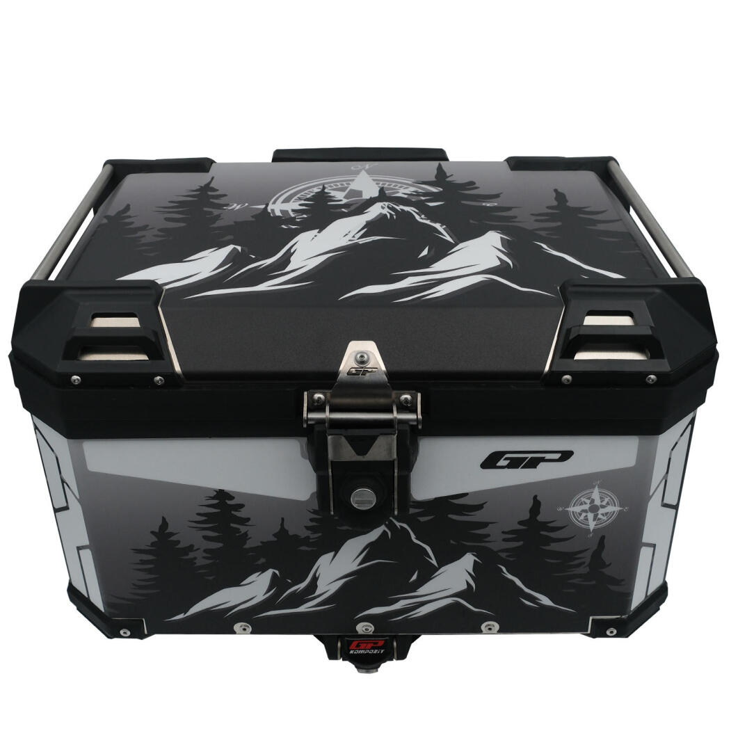 GP Kompozit DSN05 Universal 45 lt Desenli Alüminyum Motosiklet Çantası - 3