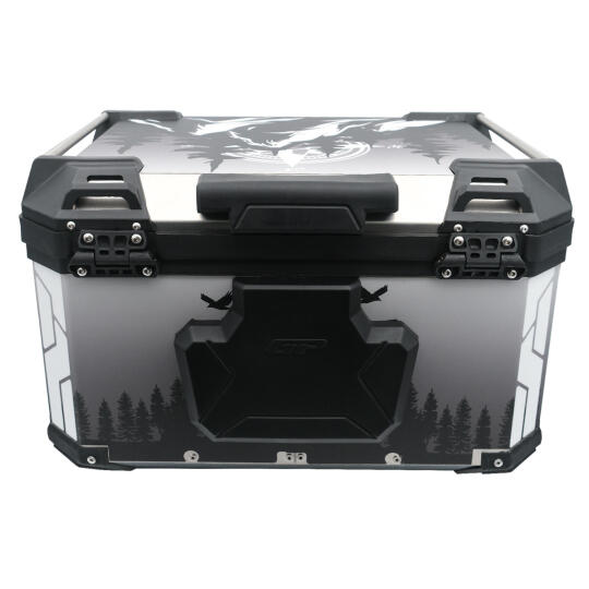 GP Kompozit DSN05 Universal 45 lt Desenli Alüminyum Motosiklet Çantası - 4