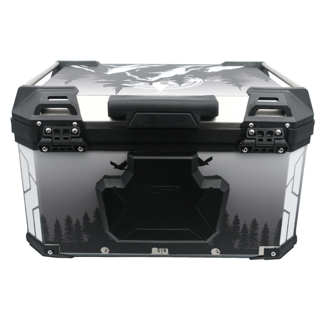 GP Kompozit DSN05 Universal 45 lt Desenli Alüminyum Motosiklet Çantası - 4