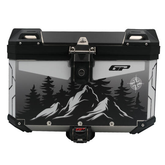 GP Kompozit DSN05 Universal 57 lt Desenli Alüminyum Motosiklet Çantası (1)