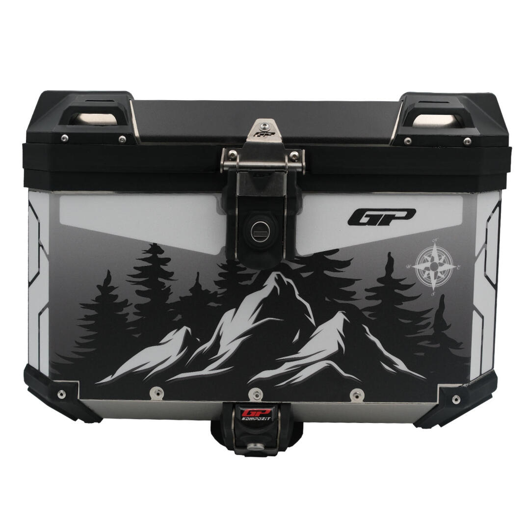 GP Kompozit DSN05 Universal 57 lt Desenli Alüminyum Motosiklet Çantası - 2