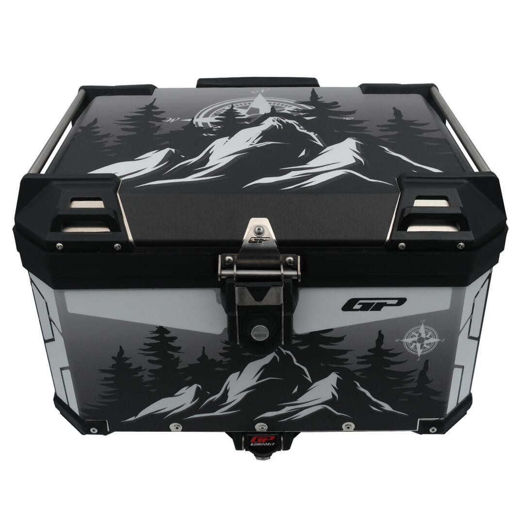 GP Kompozit DSN05 Universal 57 lt Desenli Alüminyum Motosiklet Çantası - 3
