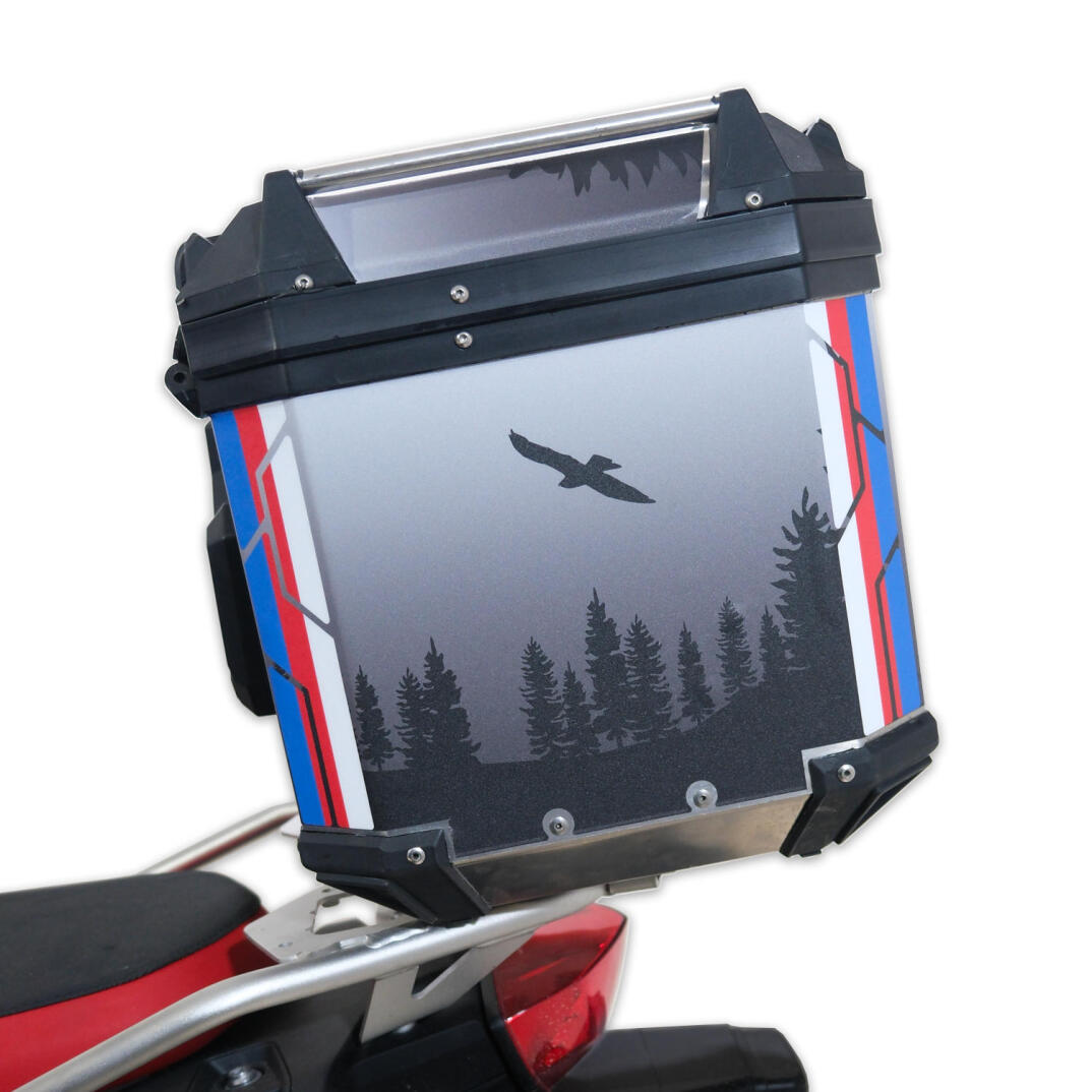 GP Kompozit DSN06 37 lt Alüminyum Motosiklet Çanta Uyumlu Sticker - 5