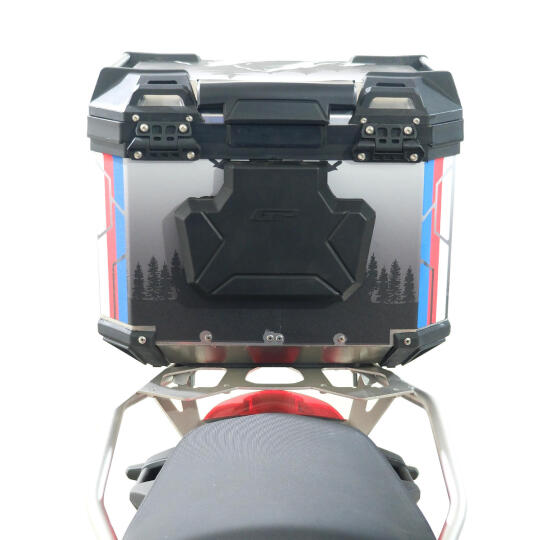 GP Kompozit DSN06 Universal 37 lt Desenli Alüminyum Motosiklet Çantası - 4
