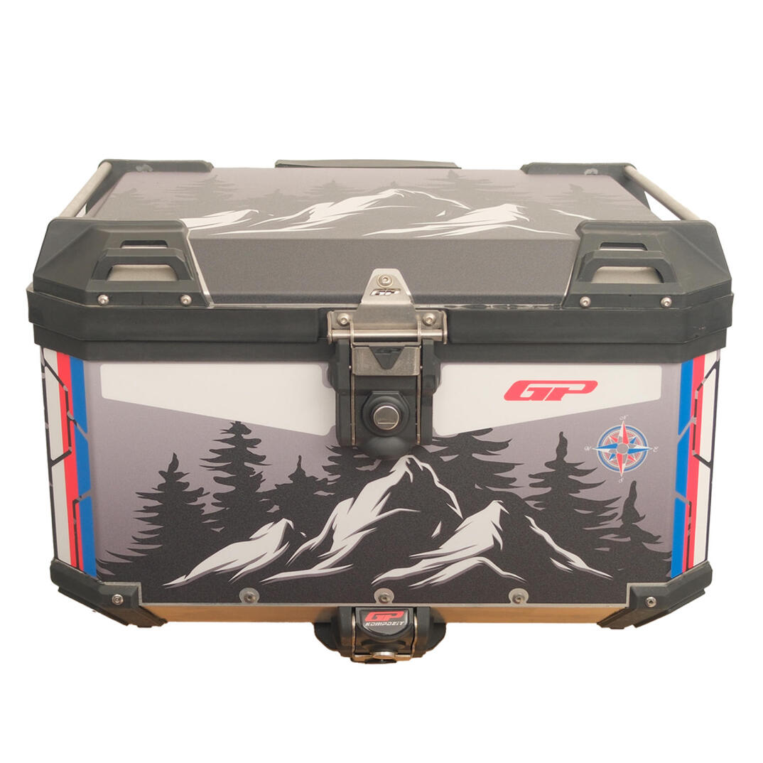 GP Kompozit DSN06 Universal 45 lt Desenli Alüminyum Motosiklet Çantası - 7