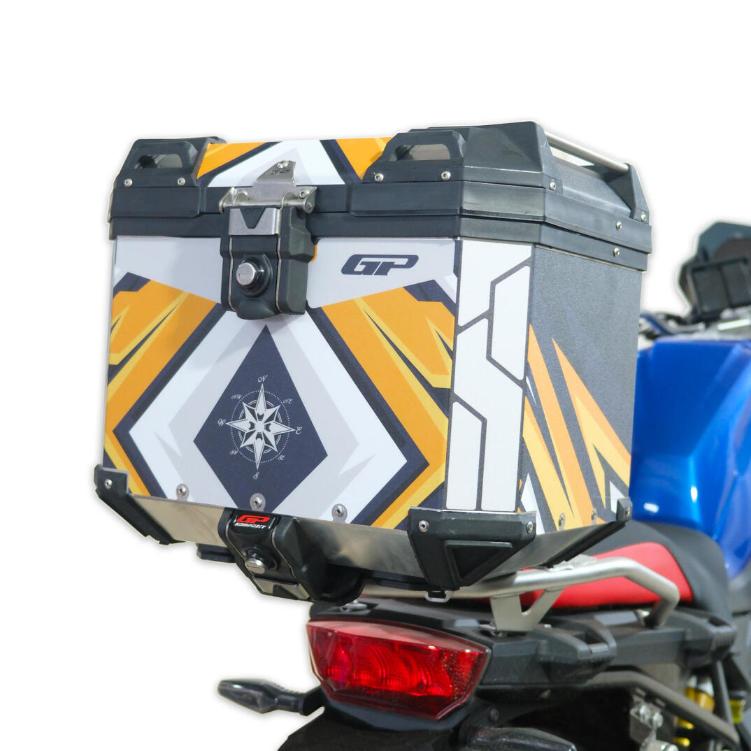 GP Kompozit DSN07 37 lt Alüminyum Motosiklet Çanta Uyumlu Sticker - 3