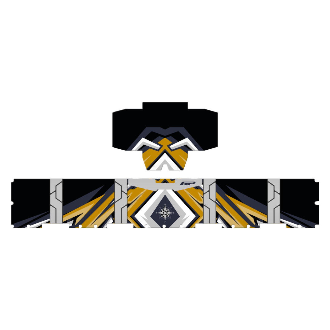 GP Kompozit DSN07 45 lt Alüminyum Motosiklet Çanta Uyumlu Sticker - 1