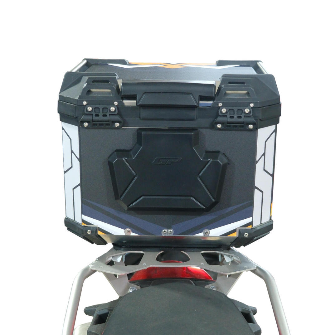 GP Kompozit DSN07 Universal 37 lt Desenli Alüminyum Motosiklet Çantası - 4