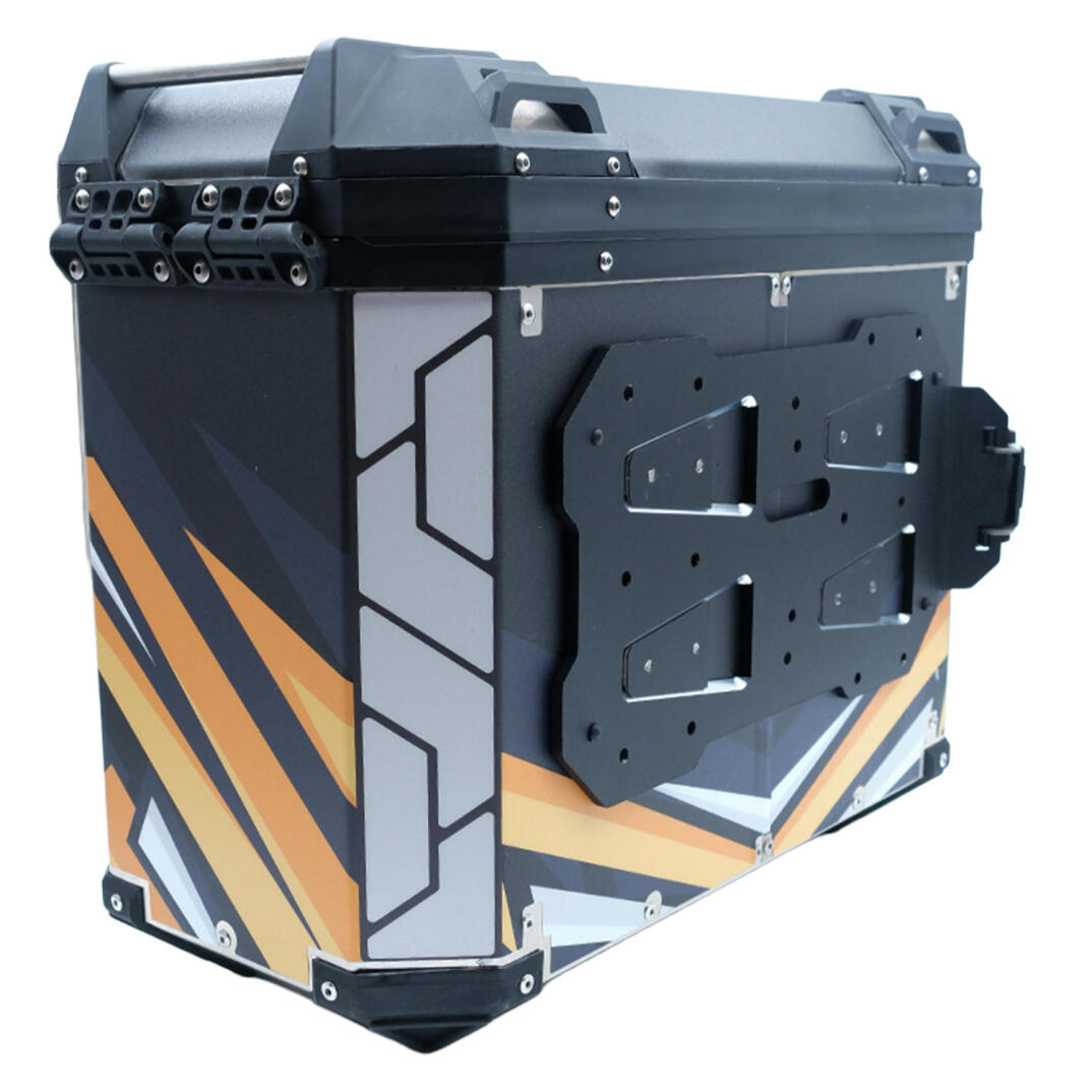 GP Kompozit DSN07 Universal 40 lt x 2 Desenli Alüminyum Motosiklet Yan Çanta Seti - 5