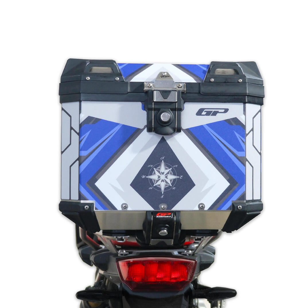 GP Kompozit DSN08 37 lt Alüminyum Motosiklet Çanta Uyumlu Sticker - 3