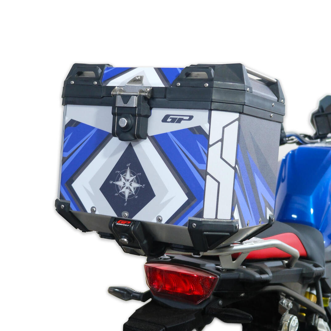 GP Kompozit DSN08 37 lt Alüminyum Motosiklet Çanta Uyumlu Sticker - 4