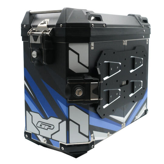 GP Kompozit DSN08 Universal 40 lt x 2 Desenli Alüminyum Motosiklet Yan Çanta Seti - 5