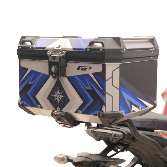 GP Kompozit DSN08 Universal 45 lt Desenli Alüminyum Motosiklet Çantası (1)
