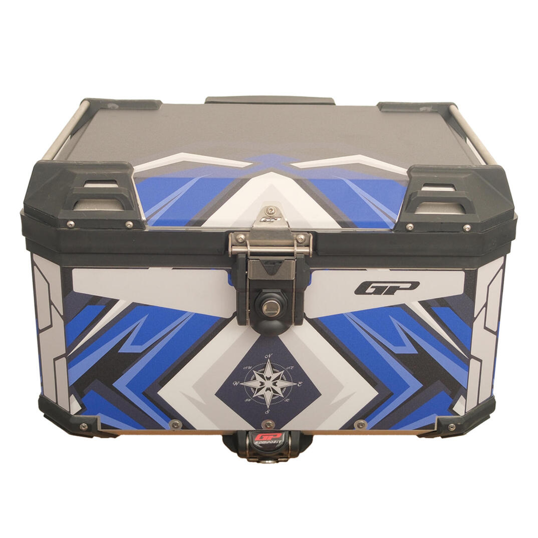 GP Kompozit DSN08 Universal 45 lt Desenli Alüminyum Motosiklet Çantası - 7
