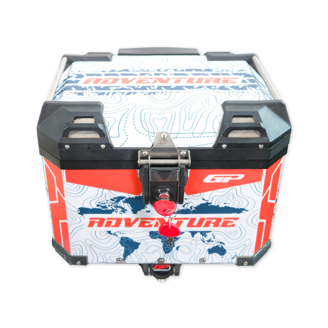 GP Kompozit DSN09 37 lt Alüminyum Motosiklet Çanta Uyumlu Sticker - 2