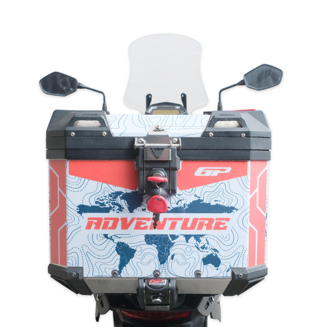 GP Kompozit DSN09 37 lt Alüminyum Motosiklet Çanta Uyumlu Sticker - 3