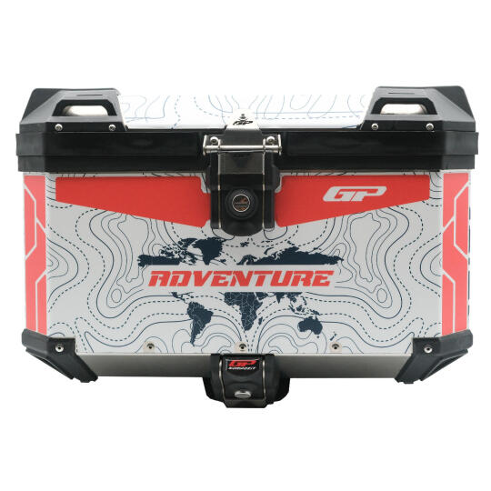 GP Kompozit DSN09 Universal 45 lt Desenli Alüminyum Motosiklet Çantası (1)