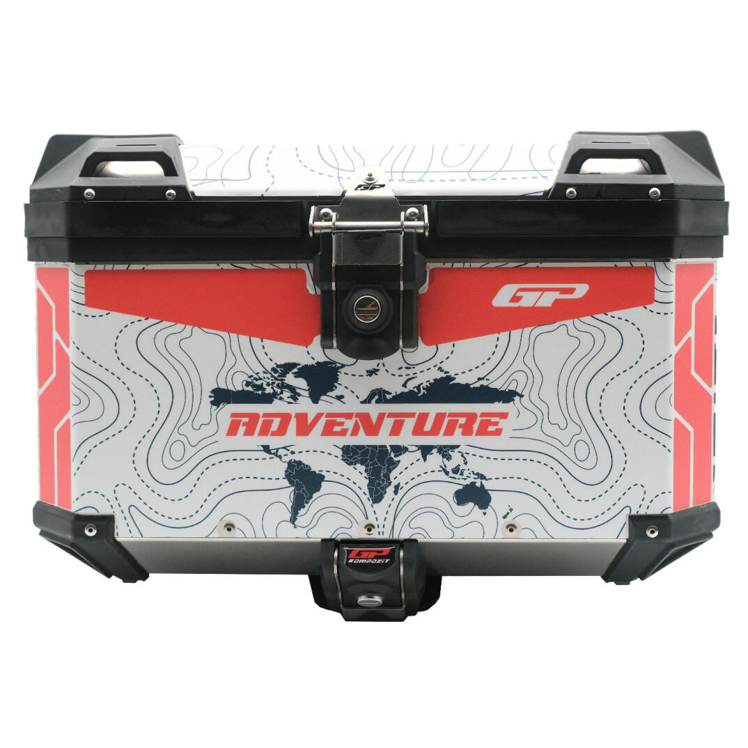 GP Kompozit DSN09 Universal 45 lt Desenli Alüminyum Motosiklet Çantası - 2