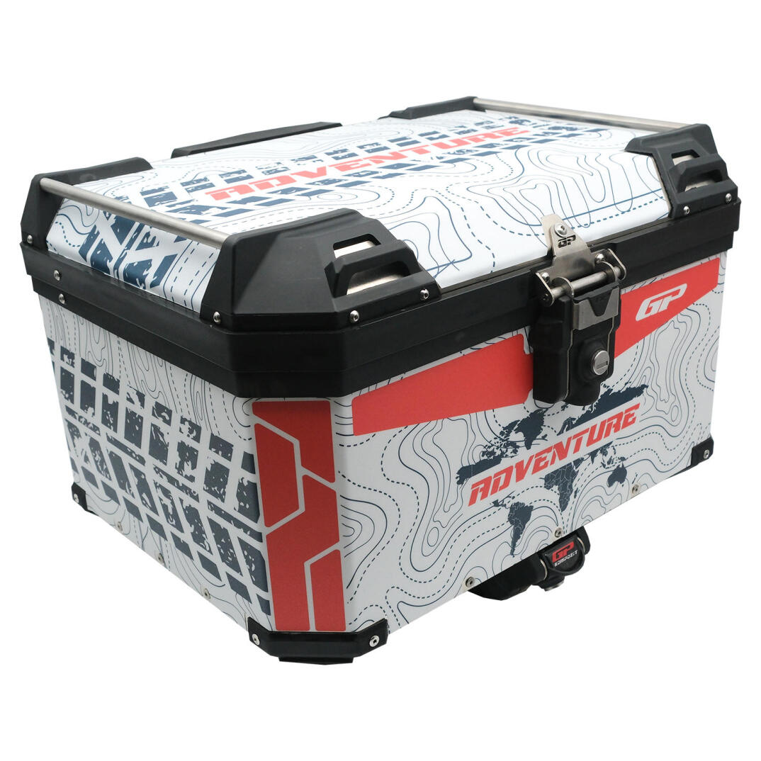 GP Kompozit DSN09 Universal 45 lt Desenli Alüminyum Motosiklet Çantası - 3