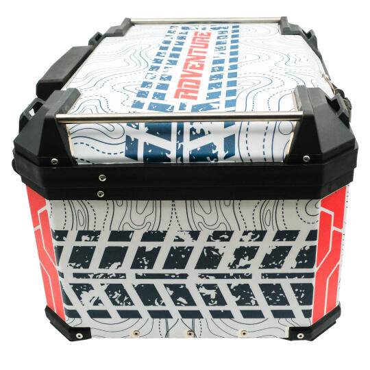 GP Kompozit DSN09 Universal 45 lt Desenli Alüminyum Motosiklet Çantası - 4