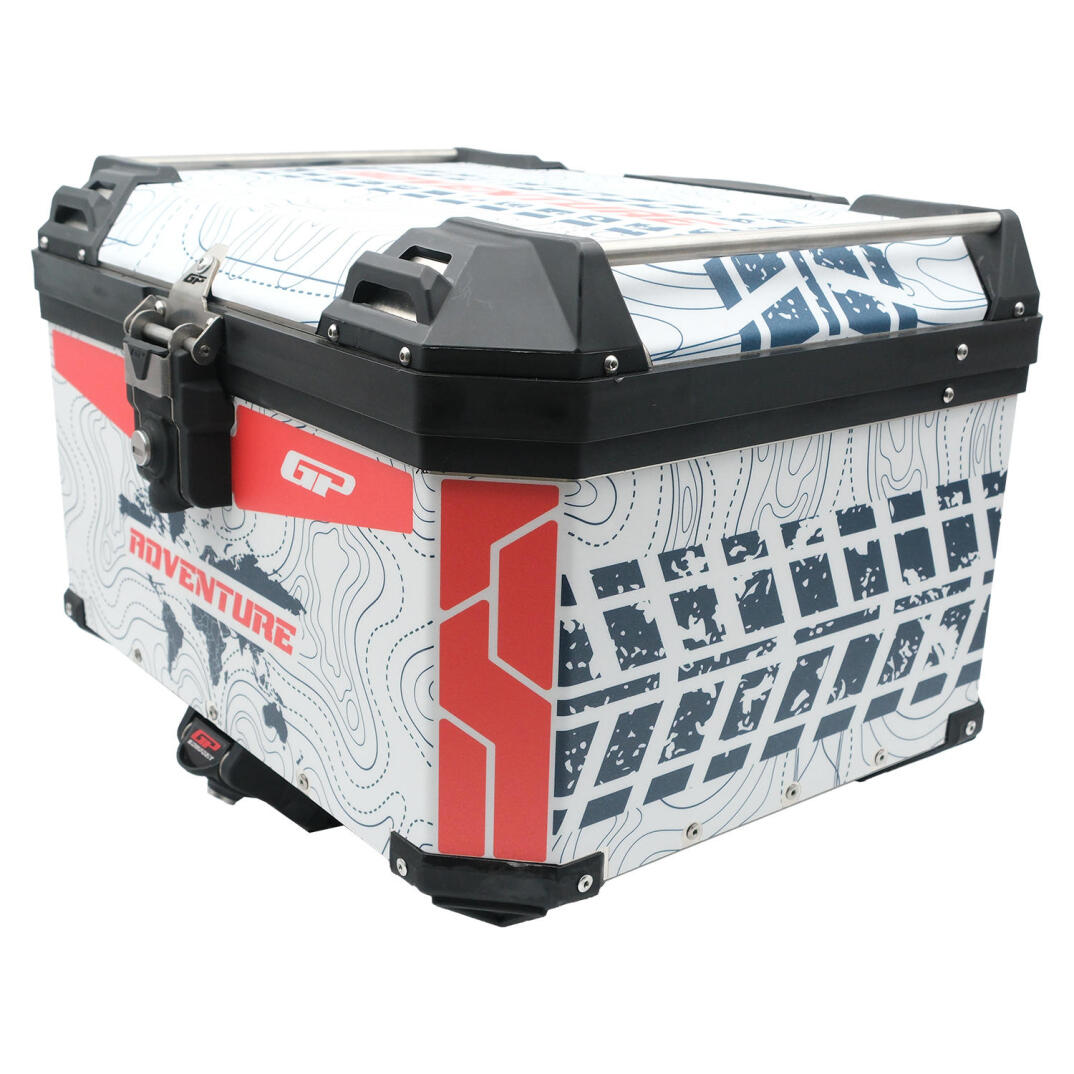 GP Kompozit DSN09 Universal 45 lt Desenli Alüminyum Motosiklet Çantası - 5