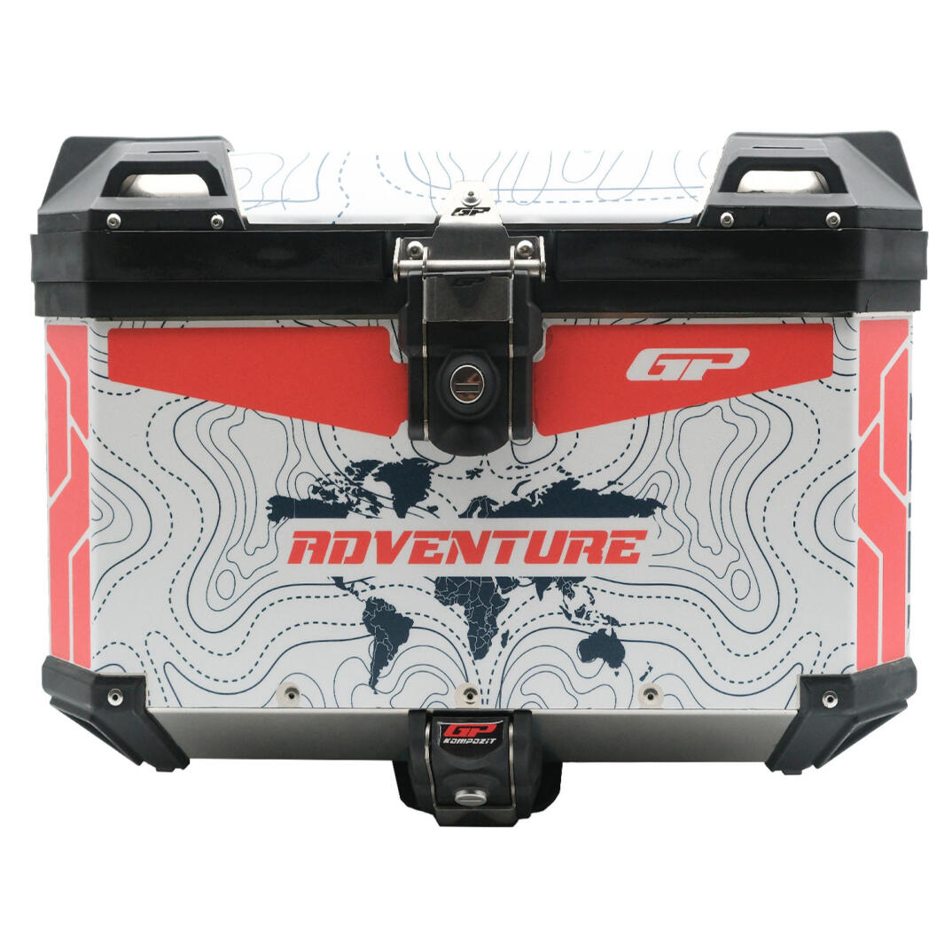 GP Kompozit DSN09 Universal 57 lt Desenli Alüminyum Motosiklet Çantası - 2