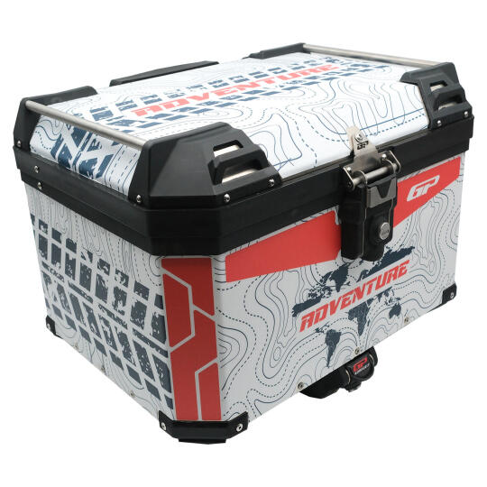 GP Kompozit DSN09 Universal 57 lt Desenli Alüminyum Motosiklet Çantası - 3