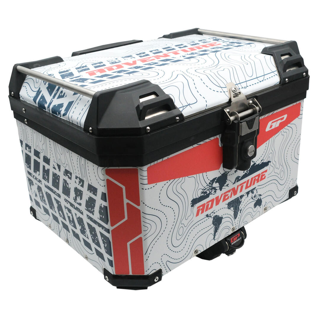 GP Kompozit DSN09 Universal 57 lt Desenli Alüminyum Motosiklet Çantası - 3