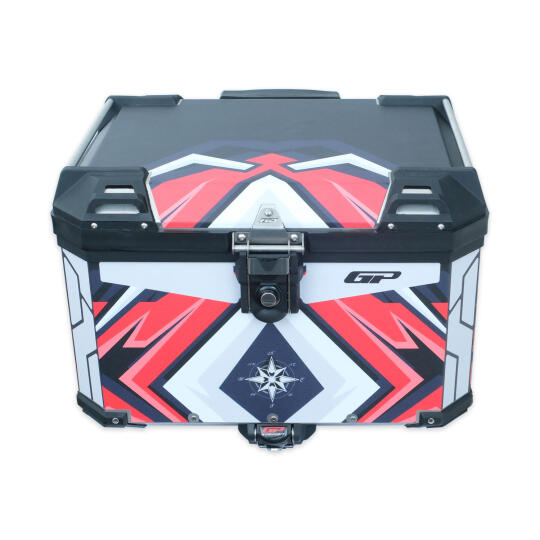 GP Kompozit DSN10 Universal 57 lt Desenli Alüminyum Motosiklet Çantası (1)