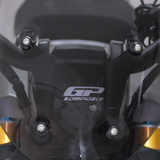 GP Kompozit Ducati Diavel 1260 S 2019-2020 Uyumlu Ön Cam Füme - 4