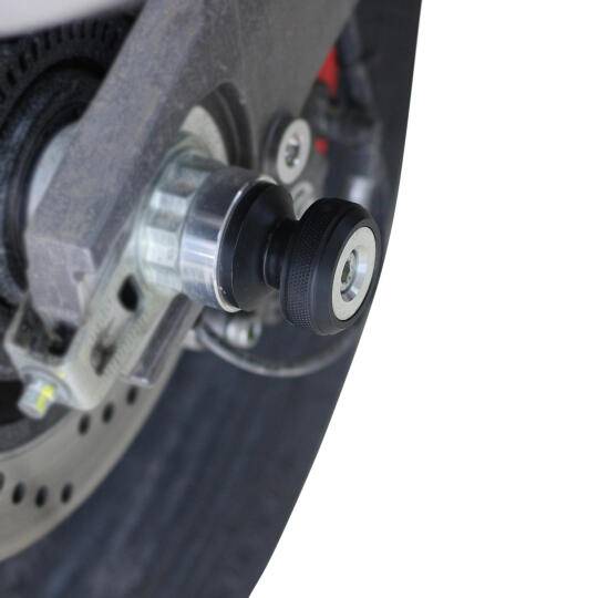 GP Kompozit Ducati Monster 821 2016-2020 Uyumlu Ön Arka Aks Koruma Takımı Siyah (1)