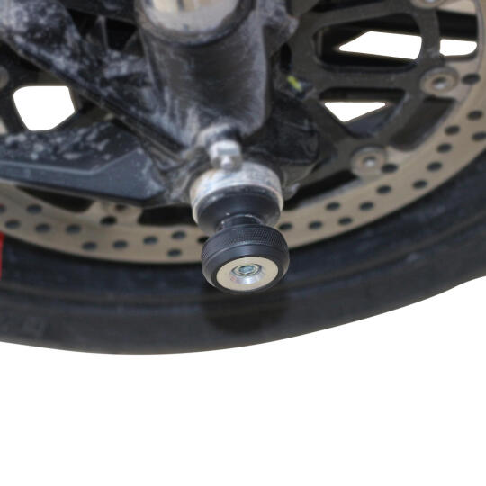 GP Kompozit Ducati Monster 821 2016-2020 Uyumlu Ön Arka Aks Koruma Takımı Siyah - 3