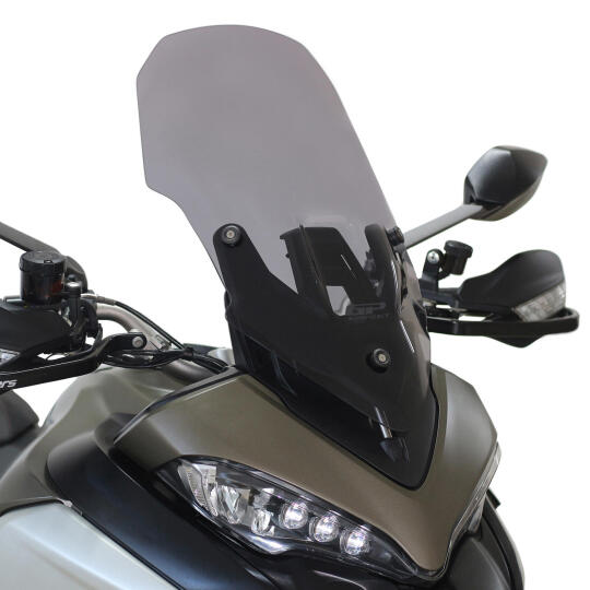GP Kompozit Ducati Multistrada 1200 2015-2018 Uyumlu Ön Cam Şeffaf - 3