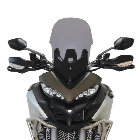 GP Kompozit Ducati Multistrada 950 S 2018-2023 Uyumlu Ön Cam Füme (1)