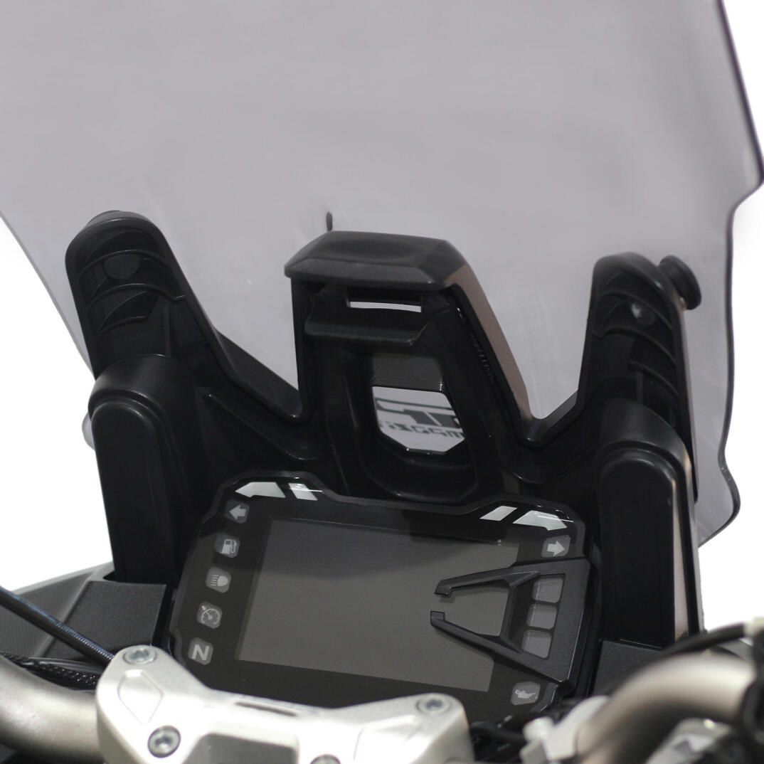 GP Kompozit Ducati Multistrada 950 S 2018-2023 Uyumlu Ön Cam Füme - 4