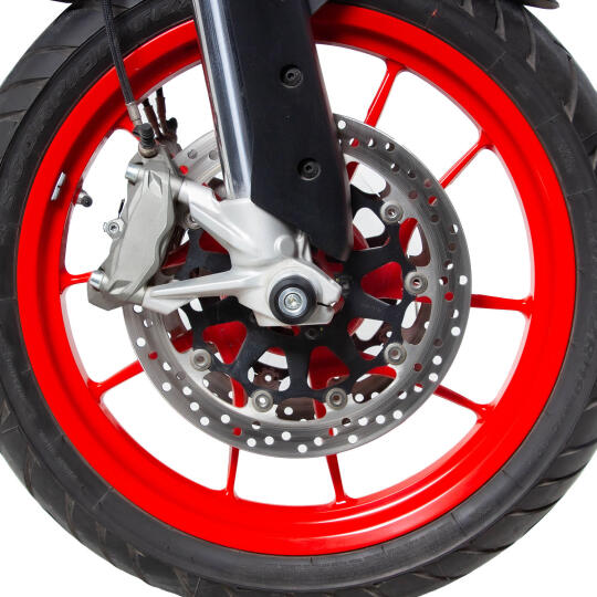 GP Kompozit Ducati Multistrada V2 2022-2023 Uyumlu Uyumlu Aks Koruma Takozu Seti Siyah - 4