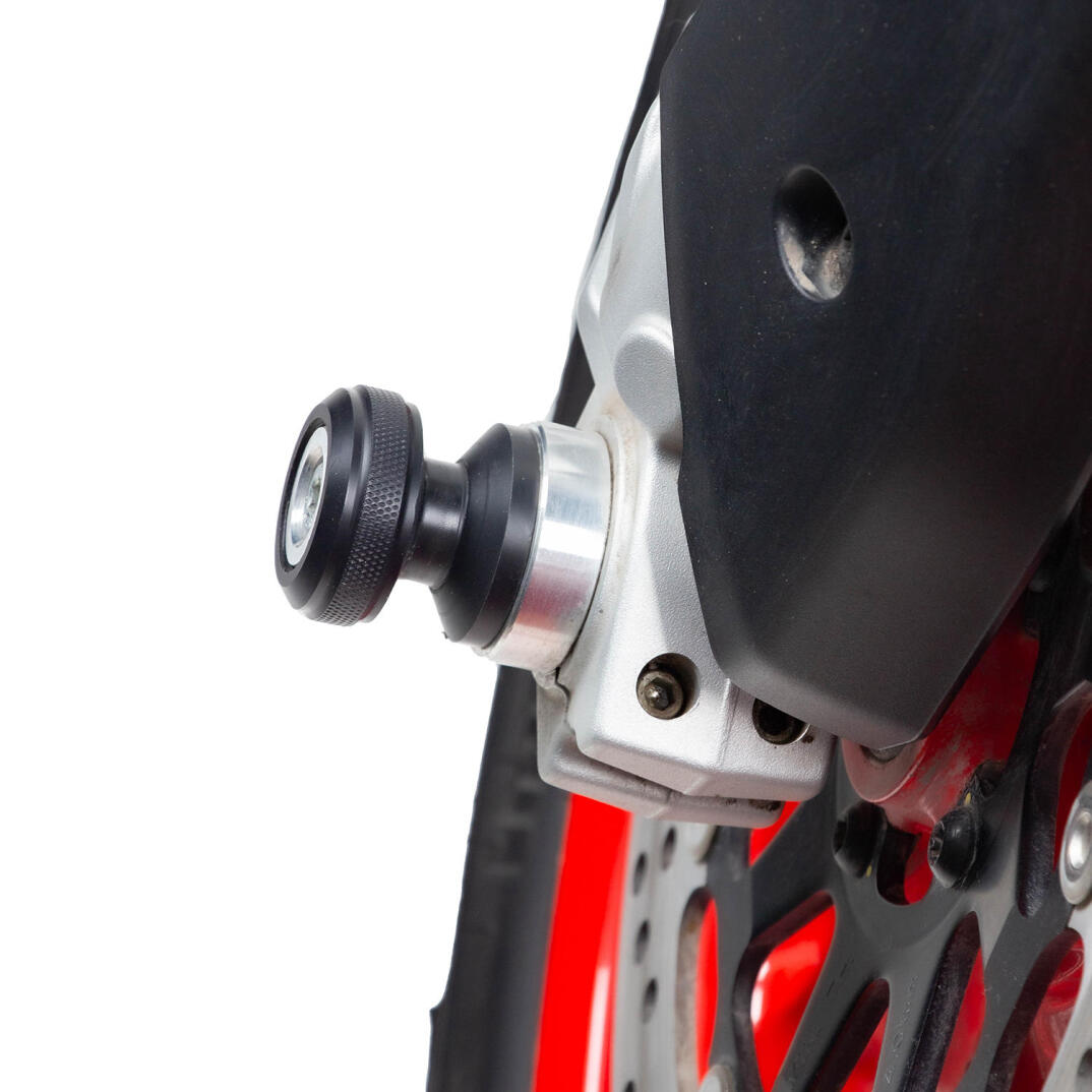GP Kompozit Ducati Multistrada V2 2022-2023 Uyumlu Uyumlu Aks Koruma Takozu Seti Siyah - 5